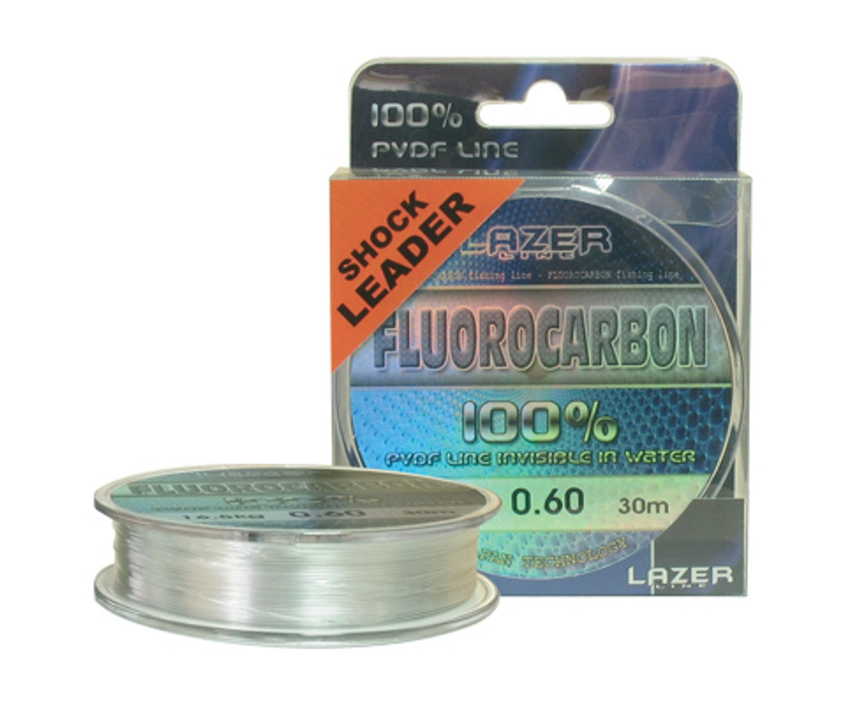 Lazer Fluorocarbon PVDF Shock Leader