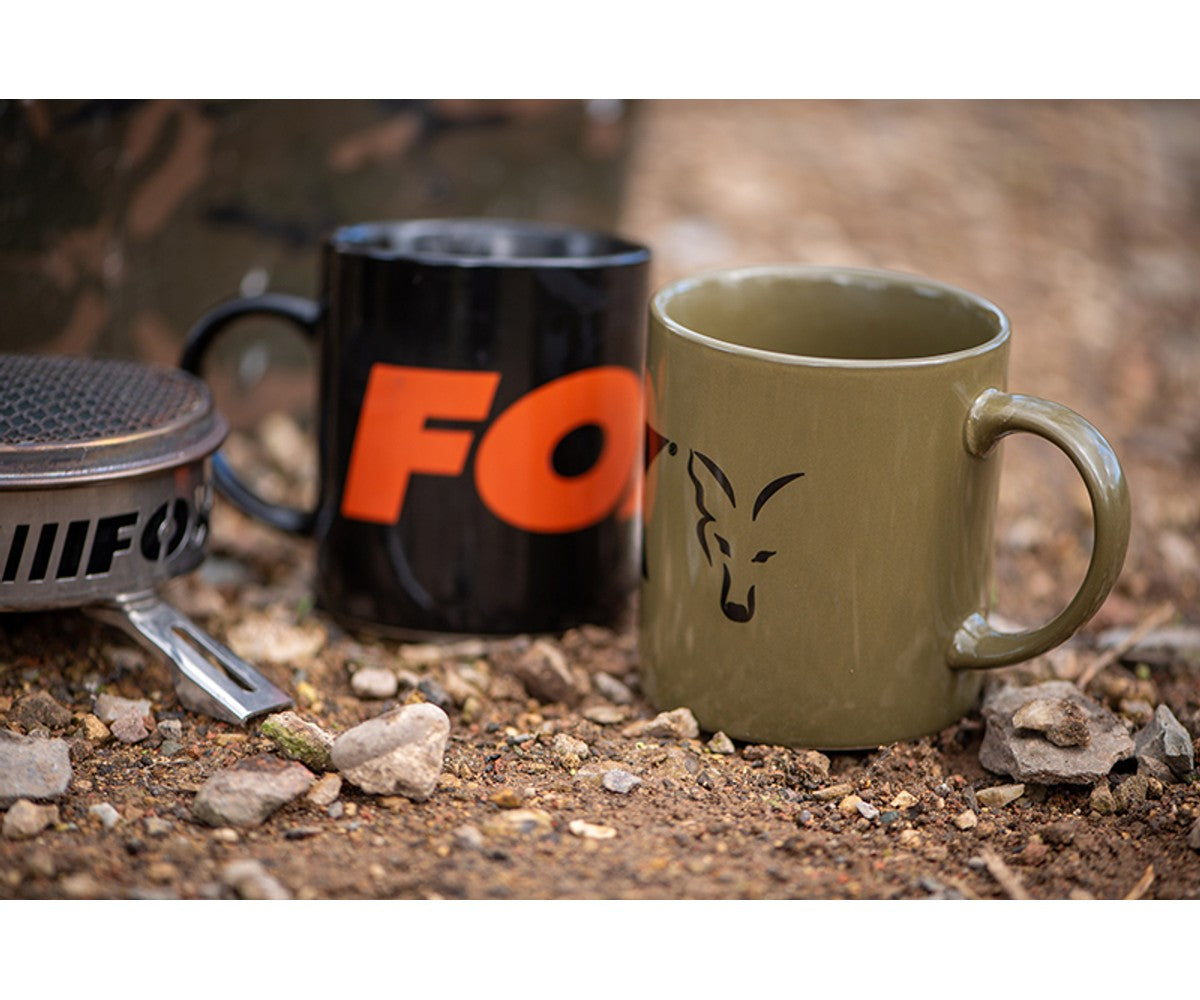Чаша Fox Black and Orange Logo Ceramic Mug