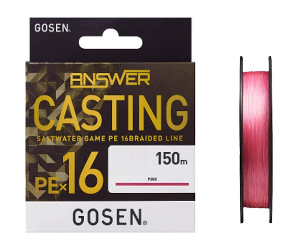 Плетено влакно Gosen Answer Casting PE X16
