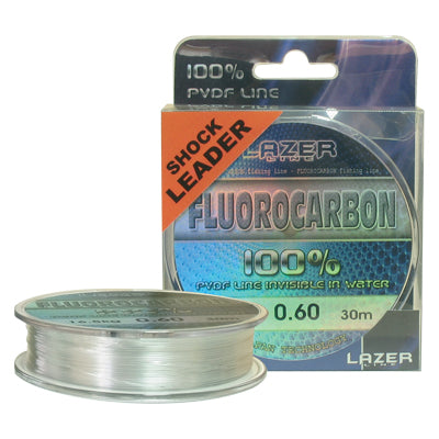 Lazer Fluorocarbon PVDF Shock Leader