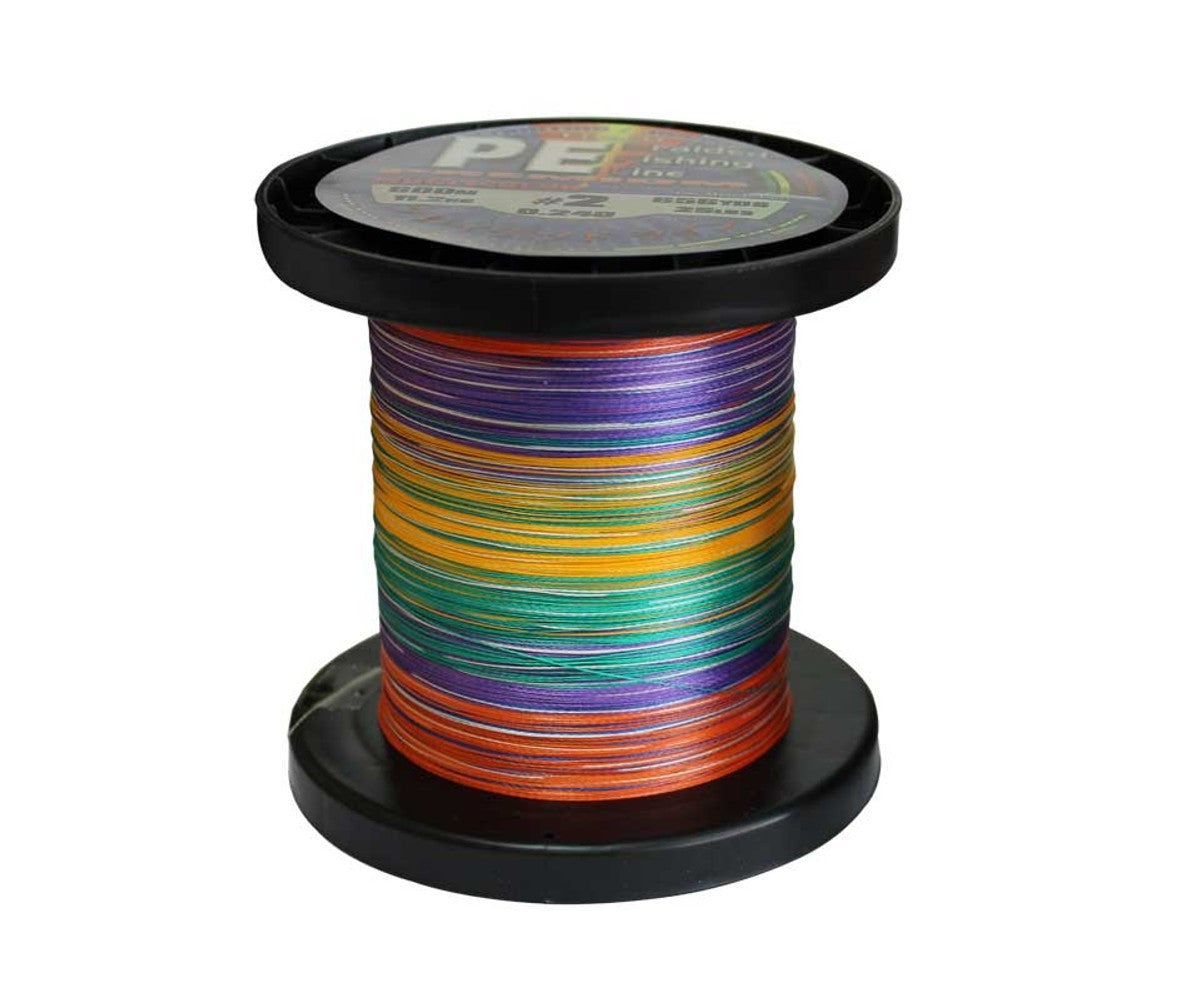 Плетено влакно PE Braid Multicolour - 600 m