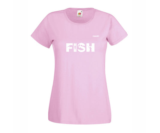Тениска FISH дамска, розова