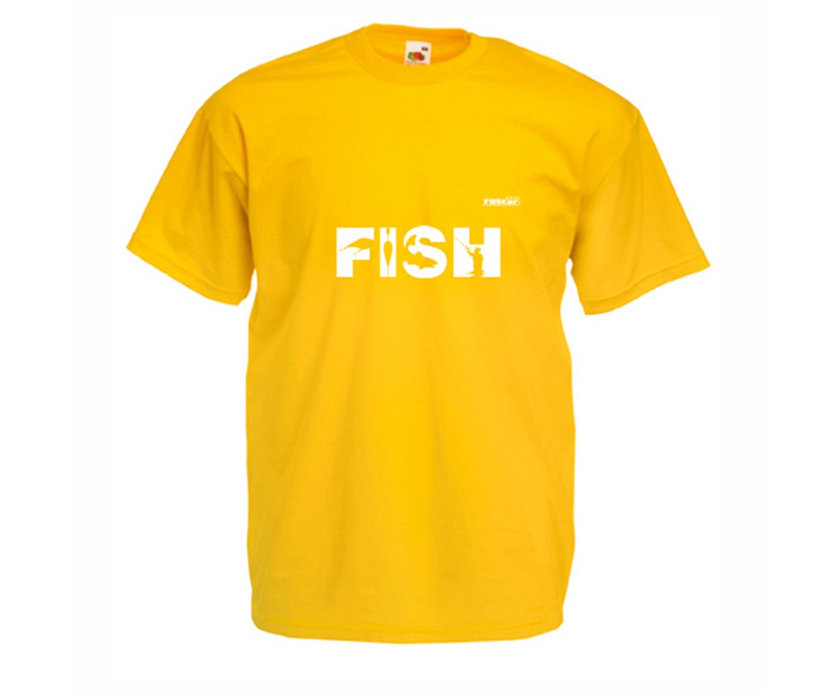 Тениска FISH мъжка, жълта