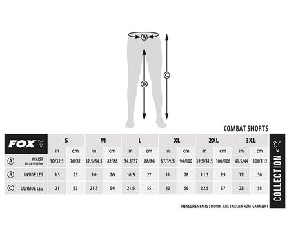 Къси панталони Fox Collection Green & Silver Combat Shorts
