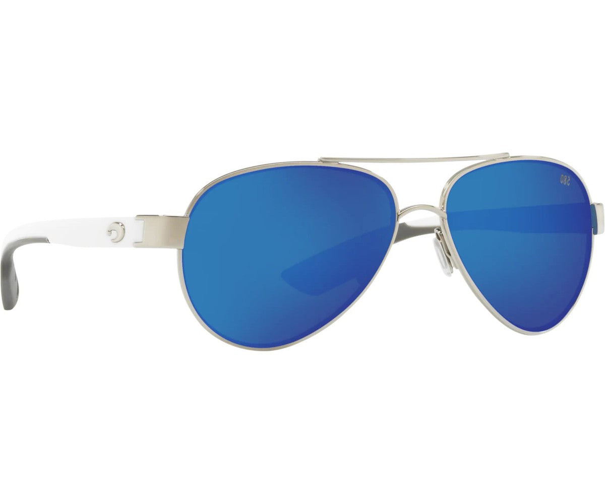 Очила Costa - Loreto - Palladium w/White Temples - Blue Mirror 580G