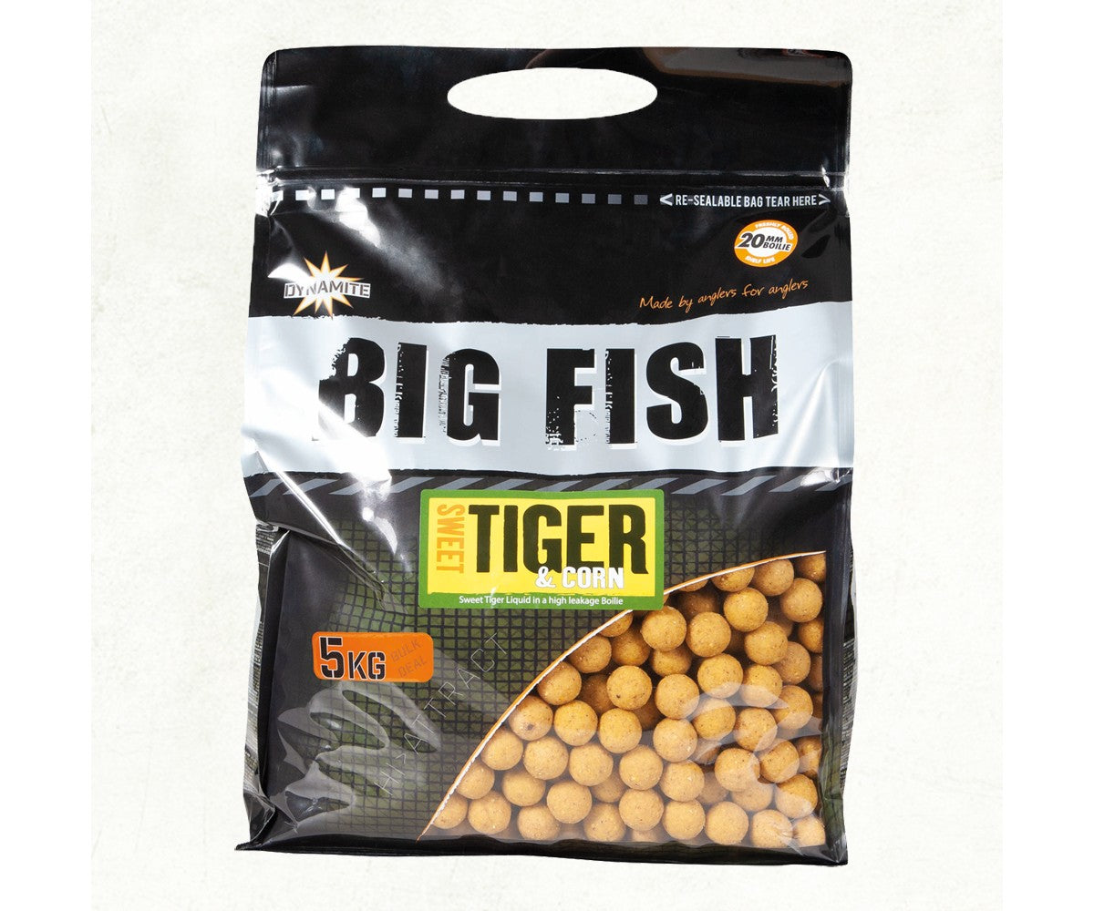Топчета DB Big Fish Sweet Tiger & Corn Boilies