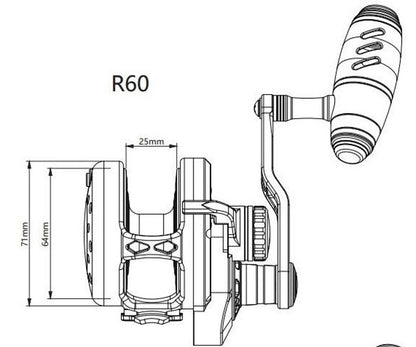 Макара за джиг Maxel Rage