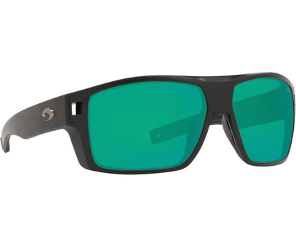 Очила Costa Diego, Matte Black, Green Mirror 580G