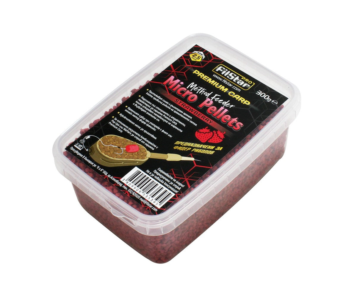 Микро пелети FilStar Premium Carp Method Feeder Micro Pellets
