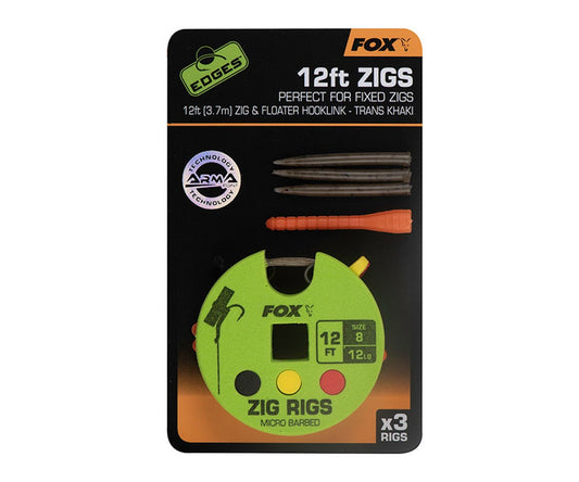 Монтаж Fox Edges Zig Rig 12 ft x 3