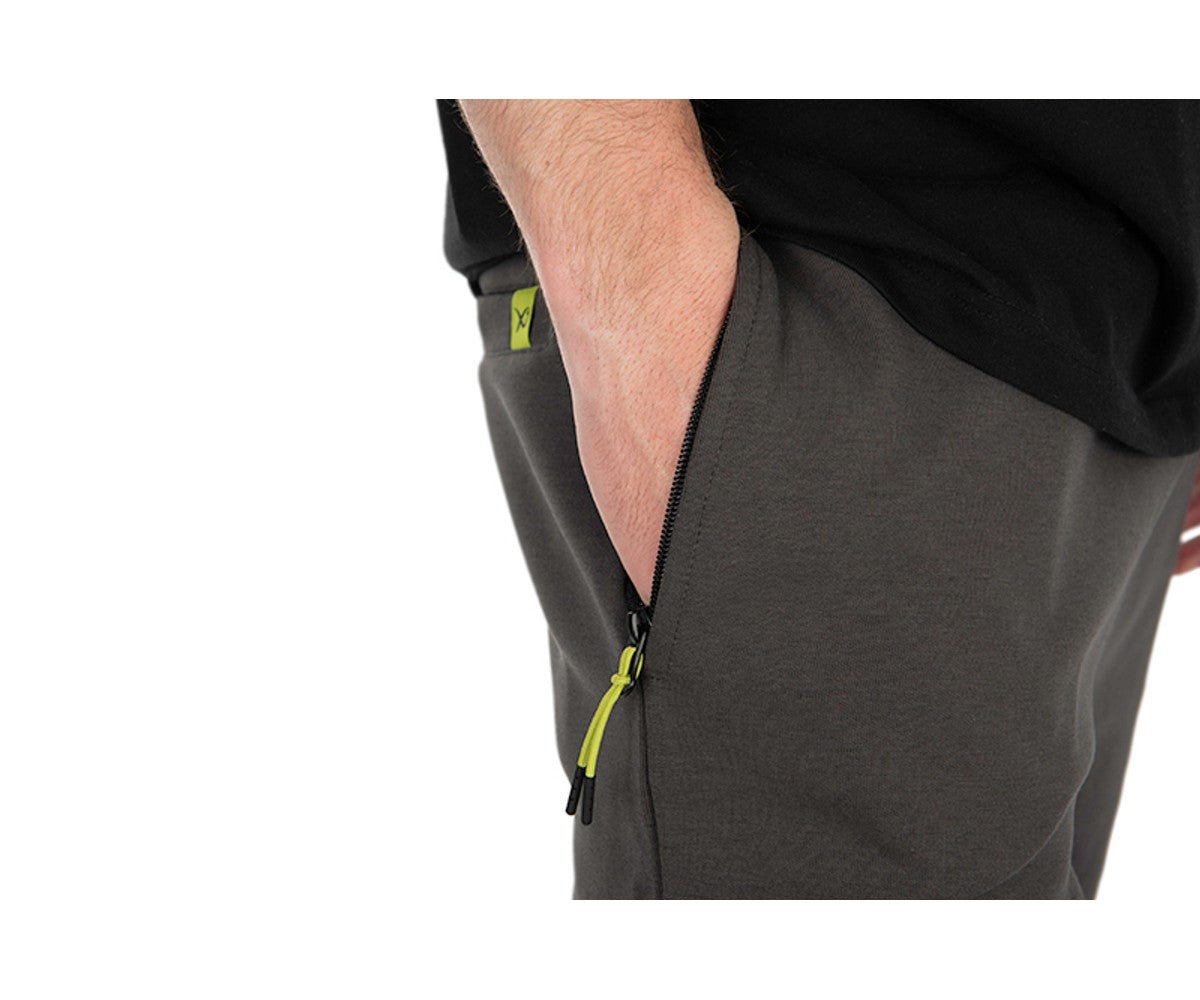 Къси панталони Matrix Jogger Shorts, Dark Grey / Lime