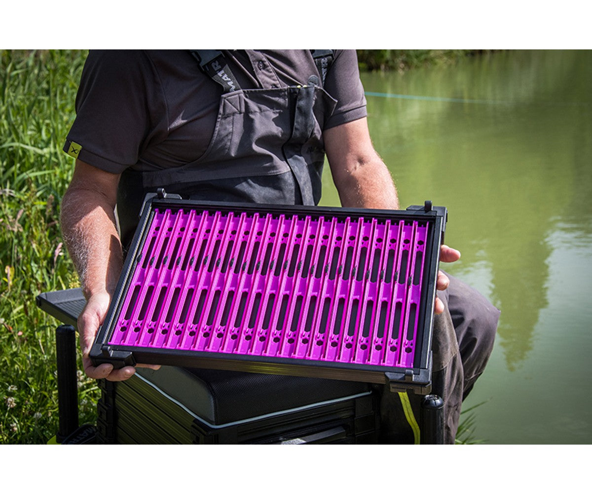 Тавичка със совалки Matrix Loaded Purple Pole Winder Tray