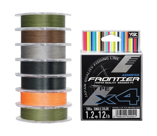 Плетено влакно YGK Frontier X4 - специална селекция