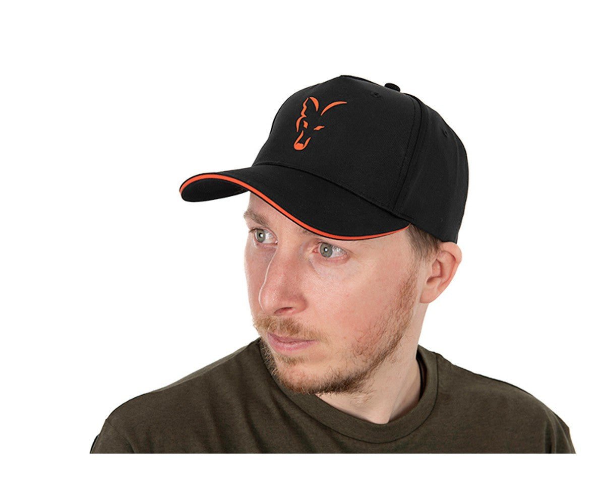 Шапка Fox Collection Baseball Cap Black/Orange