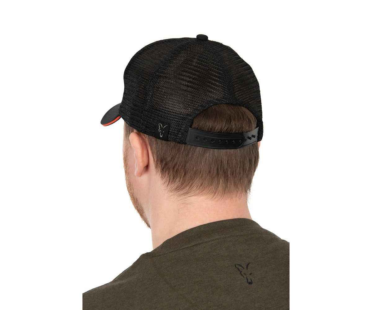 Шапка Fox Collection Trucker Cap Black & Orange