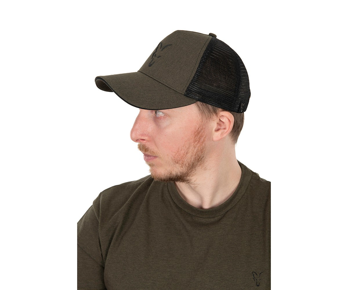 Шапка Fox Collection Trucker Cap Green & Black