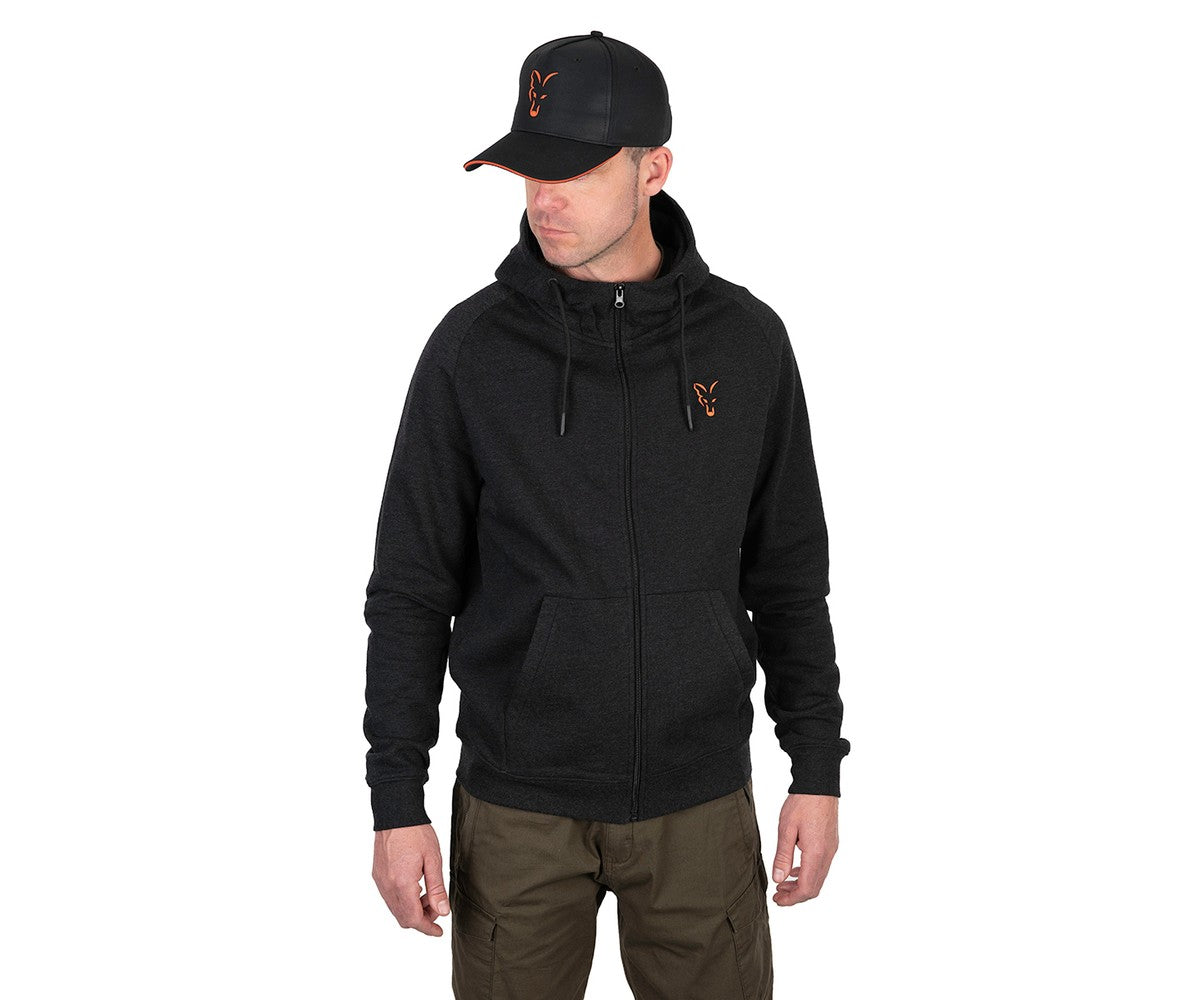 Суичър Fox Collection LW Hoody Black & Orange