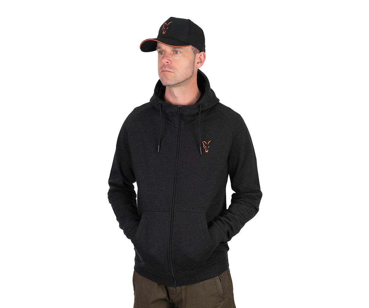 Суичър Fox Collection LW Hoody Black & Orange