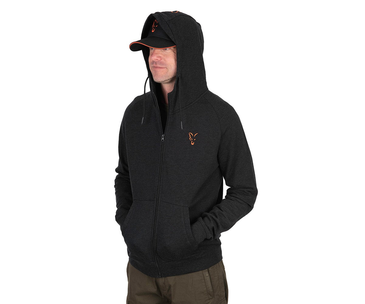 Суичър Fox Collection LW Hoody Black & Orange