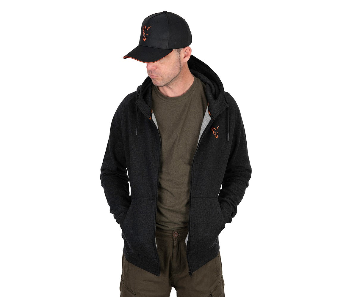 Суичър Fox Collection LW Hoody Black & Orange