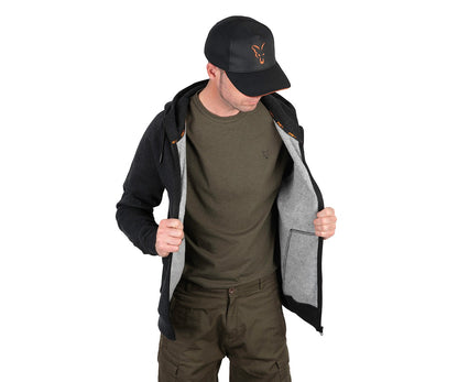 Суичър Fox Collection LW Hoody Black & Orange