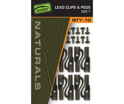 Комплект за монтаж Fox Naturals Lead Clips & Pegs