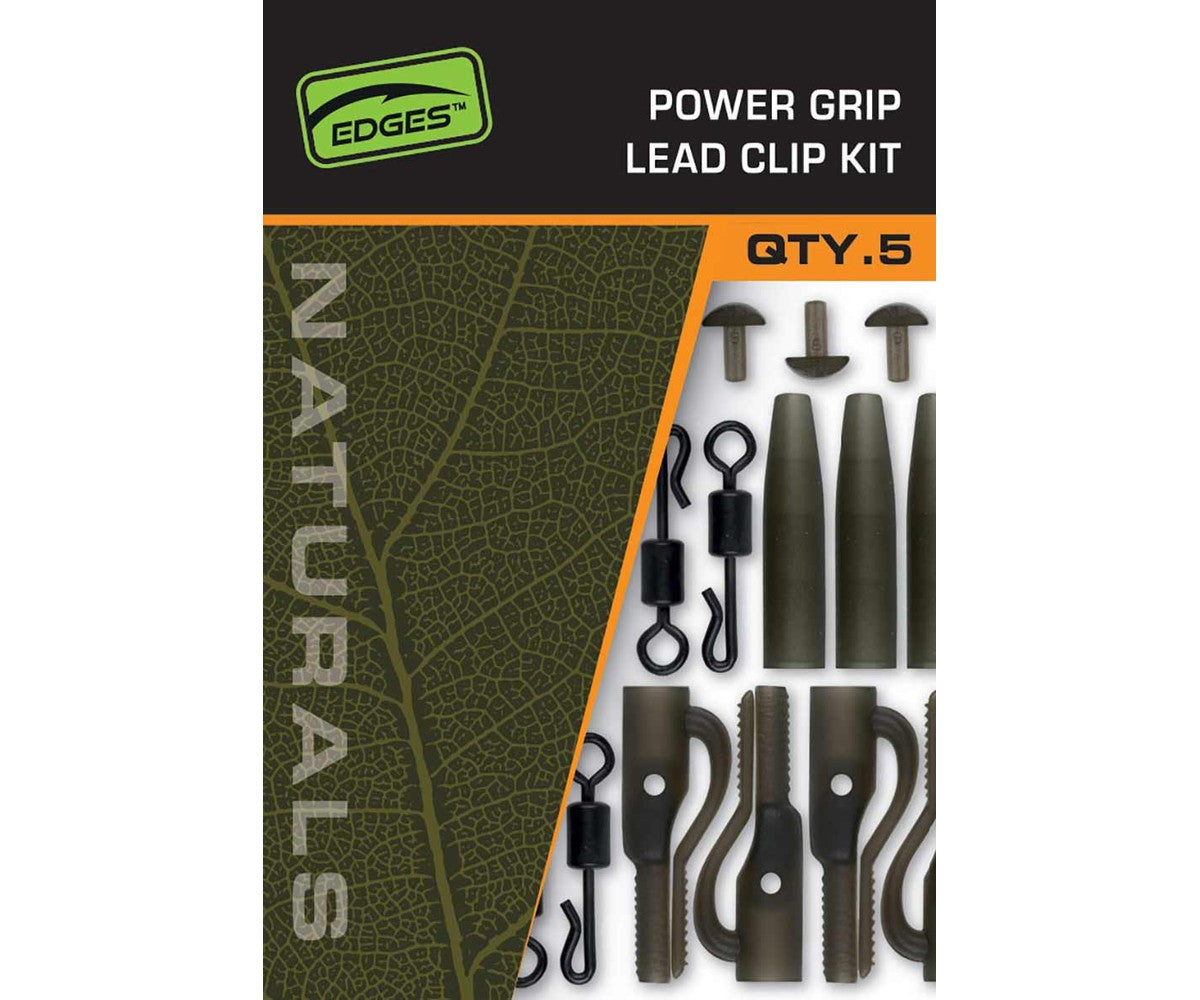 Комплект за монтаж Fox Edges Naturals Power Grip Lead Clip Kit