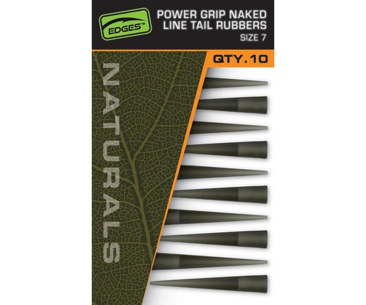 Конусовиден шлаух Fox Edges Naturals Power Grip Size 7 Naked Line Tail