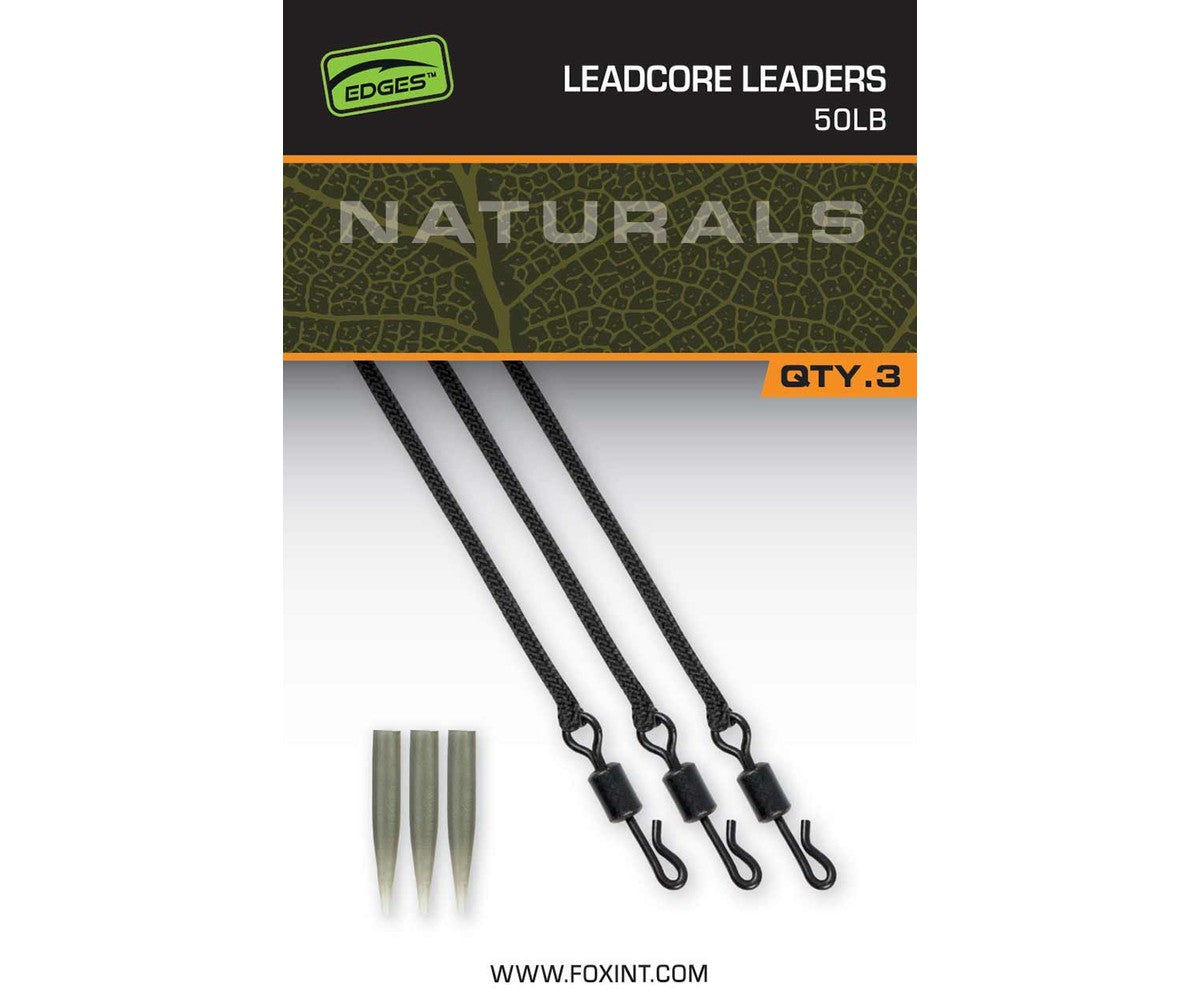 Готов монтаж Fox Edges Naturals Leadcore Leaders