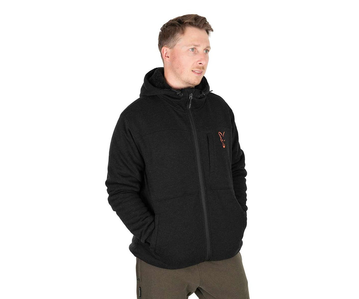 Яке Fox Collection Sherpa Jacket Black & Orange