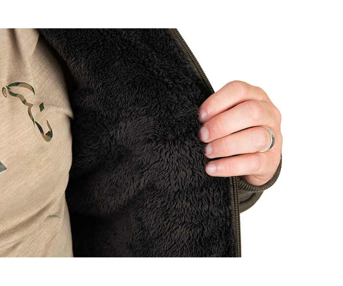 Яке Fox Collection Sherpa Jacket Green & Black