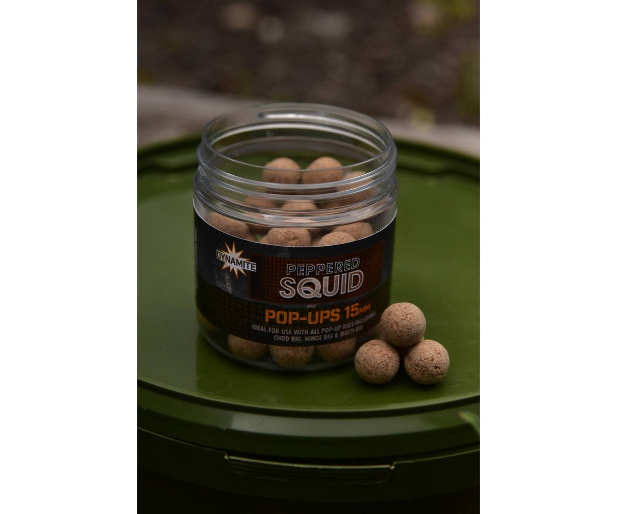 Плуващи топчета DB Peppered Squid Foodbait Pop-Ups