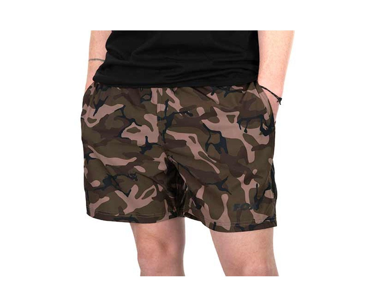 Къси панталони Fox Black/Camo LW Swim Shorts