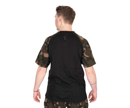 Тениска Fox Black/Camo Outline T-Shirt
