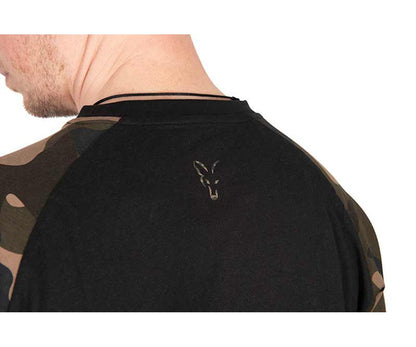Тениска Fox Black/Camo Outline T-Shirt