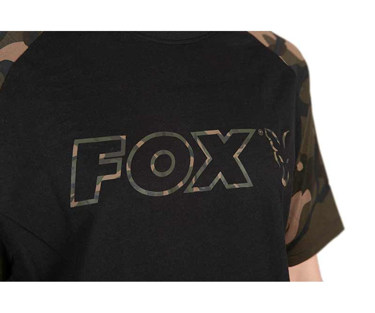 Тениска Fox Black/Camo Outline T-Shirt