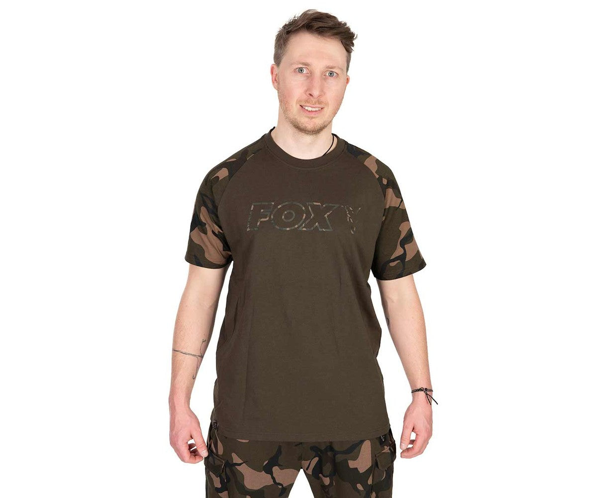Тениска Fox Khaki/Camo Outline T-Shirt