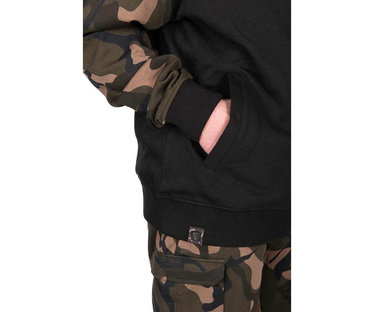 Суичър Fox LW BLack/Camo Split Zip Hoody