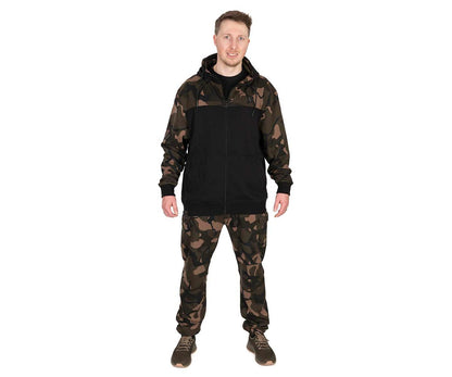 Суичър Fox LW BLack/Camo Split Zip Hoody