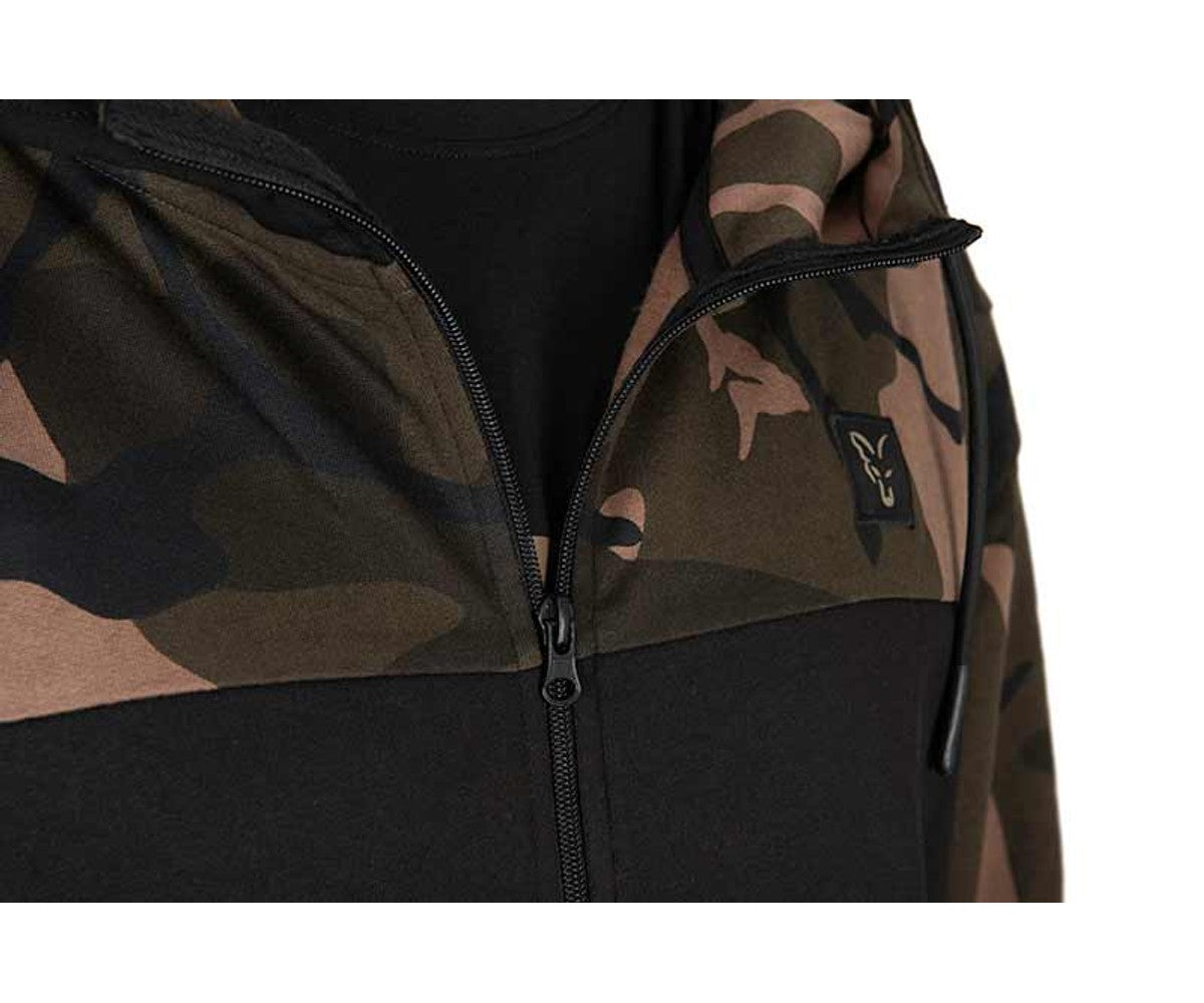 Суичър Fox LW BLack/Camo Split Zip Hoody