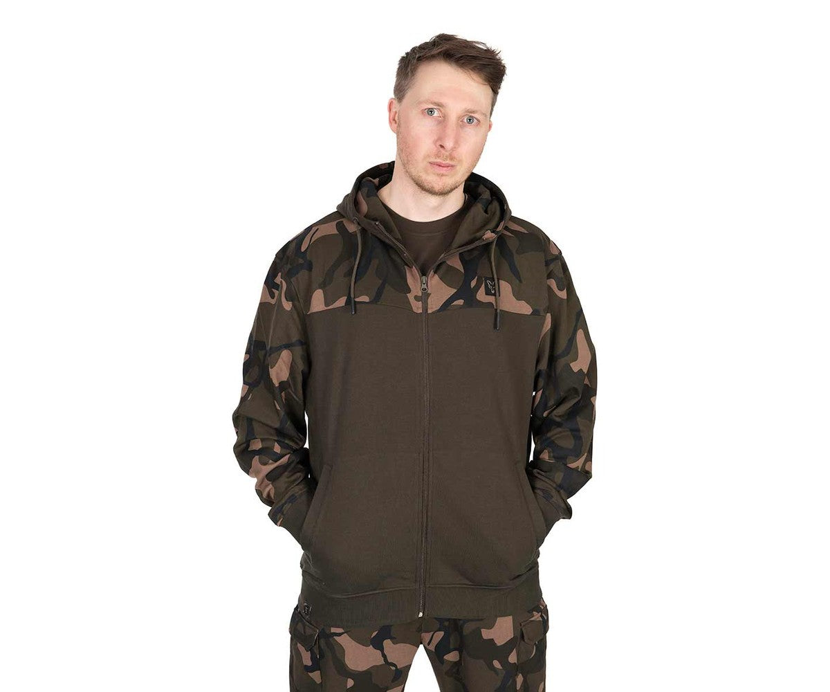 Суичър Fox LW Khaki/Camo Split Zip Hoody