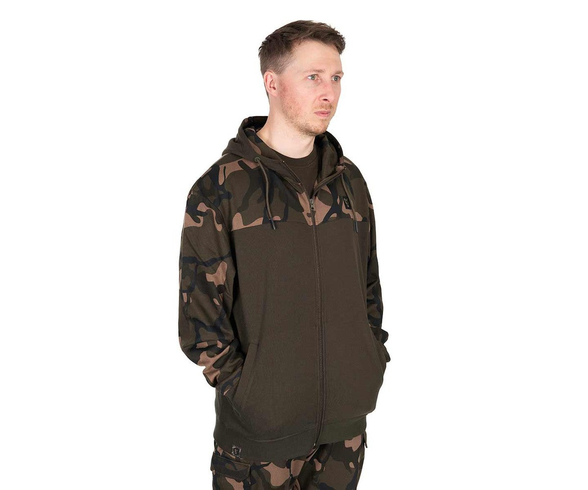Суичър Fox LW Khaki/Camo Split Zip Hoody