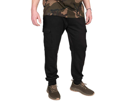Панталон Fox LW Black/Camo Combat Joggers