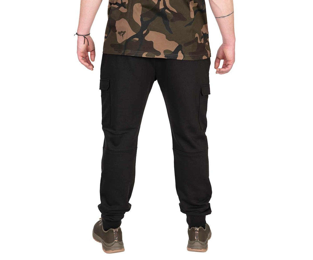 Панталон Fox LW Black/Camo Combat Joggers
