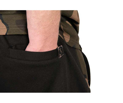 Панталон Fox LW Black/Camo Combat Joggers