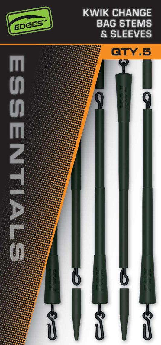 Монтаж за PVA Fox Edges Kwik Change Bag Stems and Sleeves