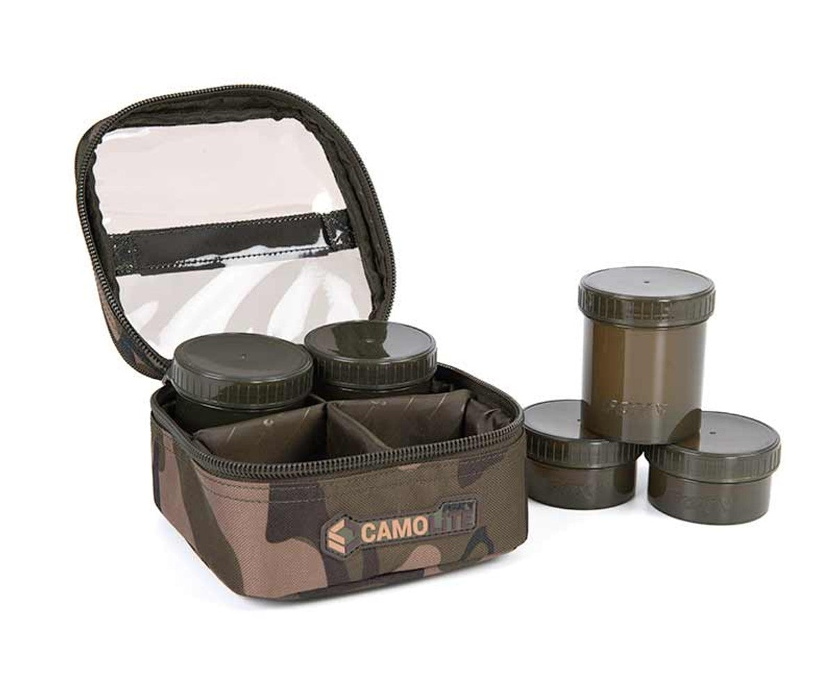 Органайзер за подхранки Fox Camolite 6 Pot Hookbait Case