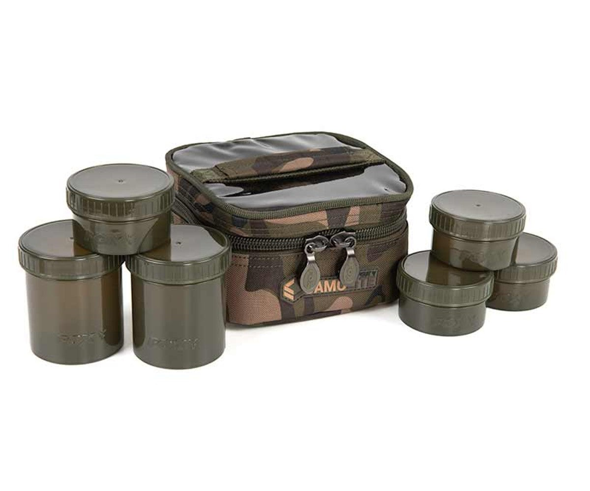 Органайзер за подхранки Fox Camolite 6 Pot Hookbait Case