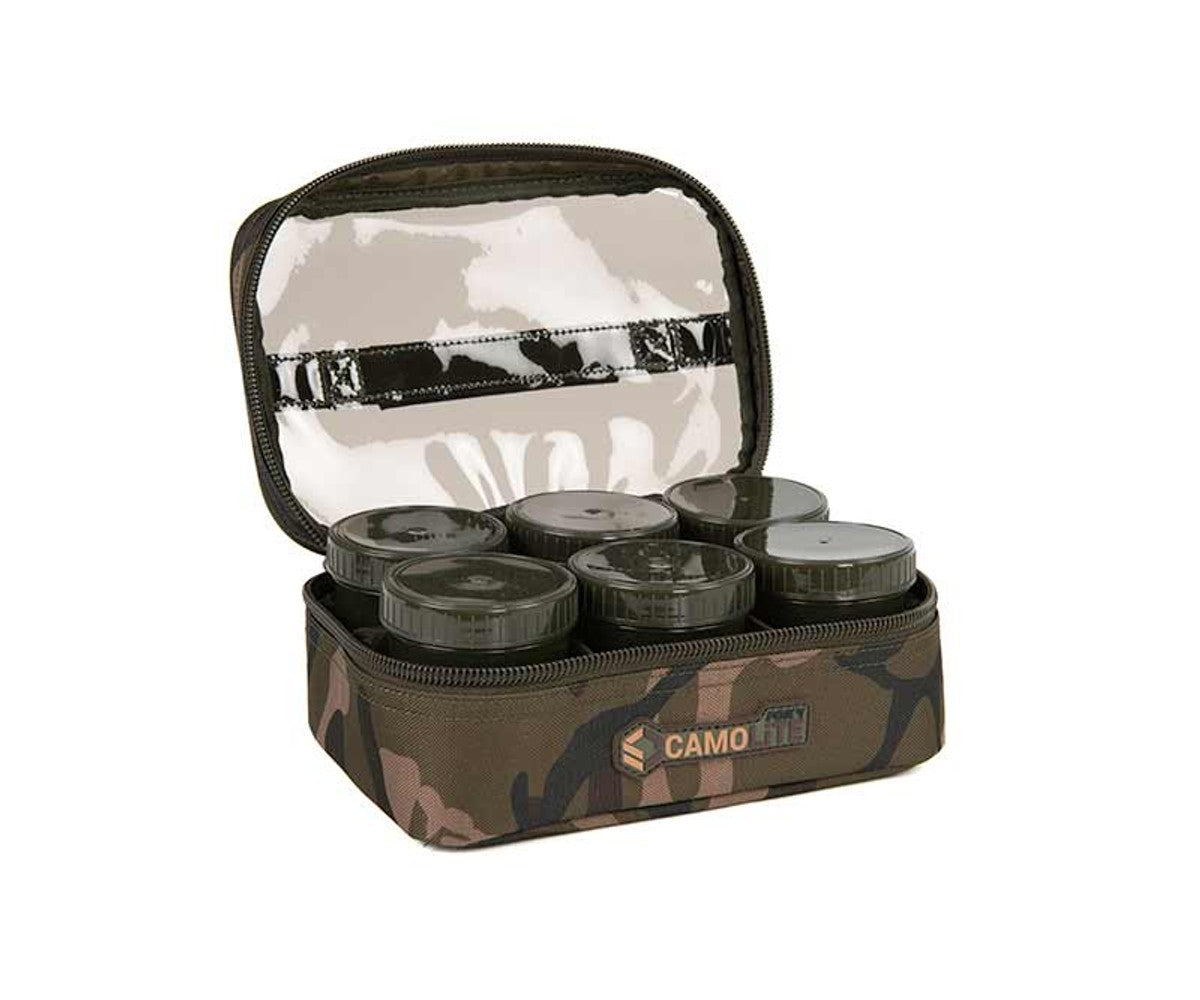 Органайзер за подхранки Fox Camolite 8 Pot Hookbait Case