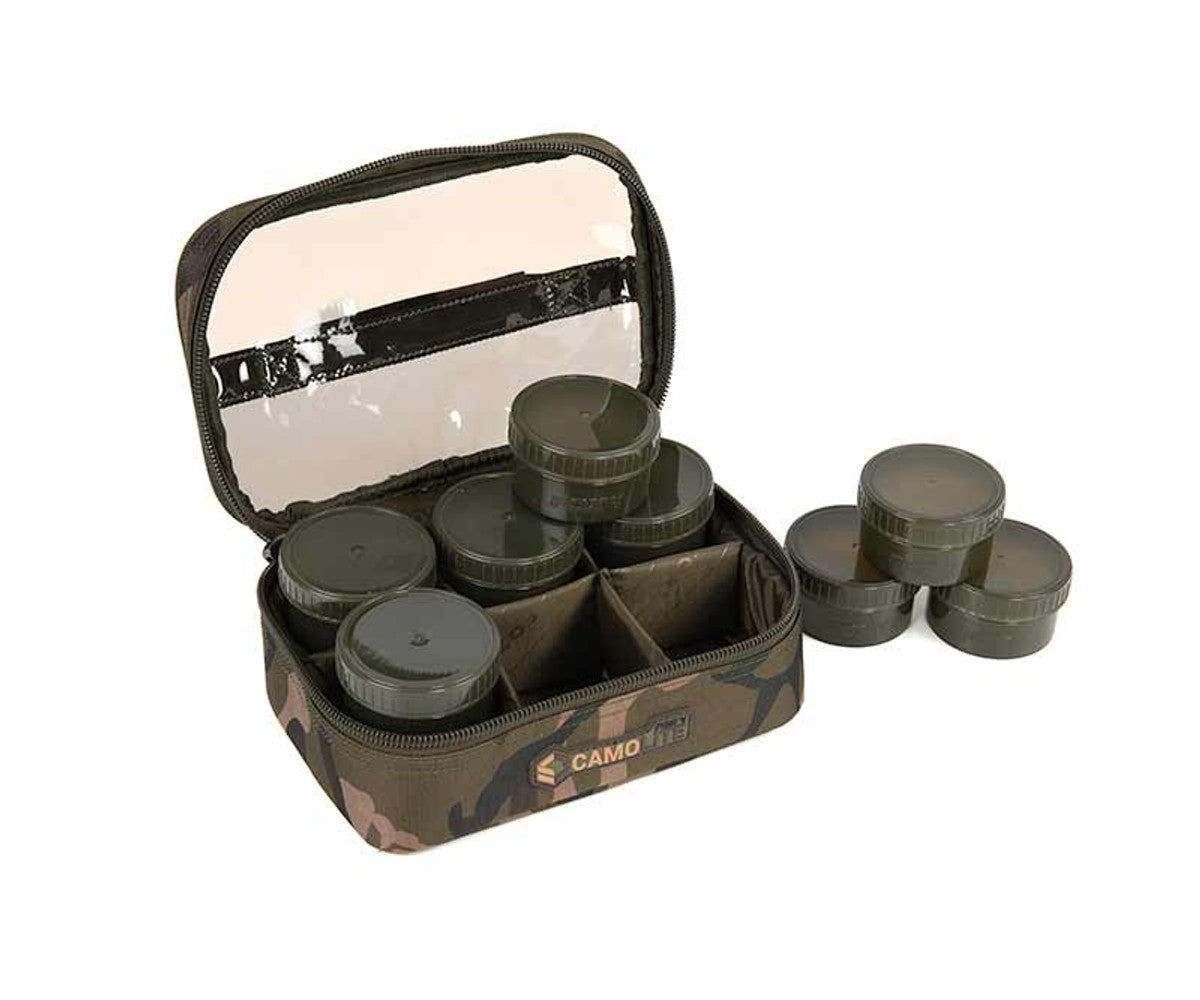 Органайзер за подхранки Fox Camolite 8 Pot Hookbait Case